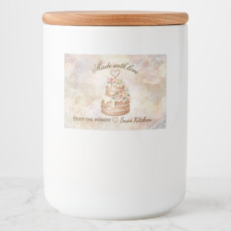 Étiquette Pour Bocaux Personalized Handmade- Love custom kitchen lable