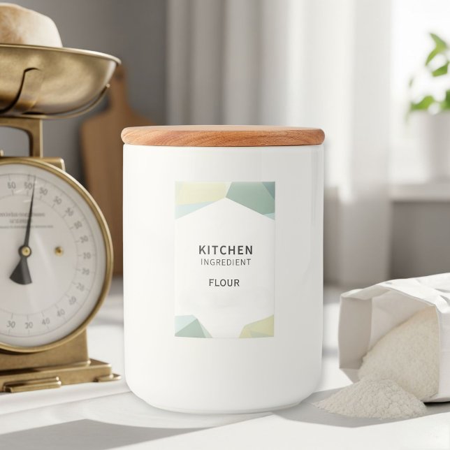 Étiquette Pour Bocaux  Personalized Simple Design Pantry Labels Minimal (Créateur téléchargé)