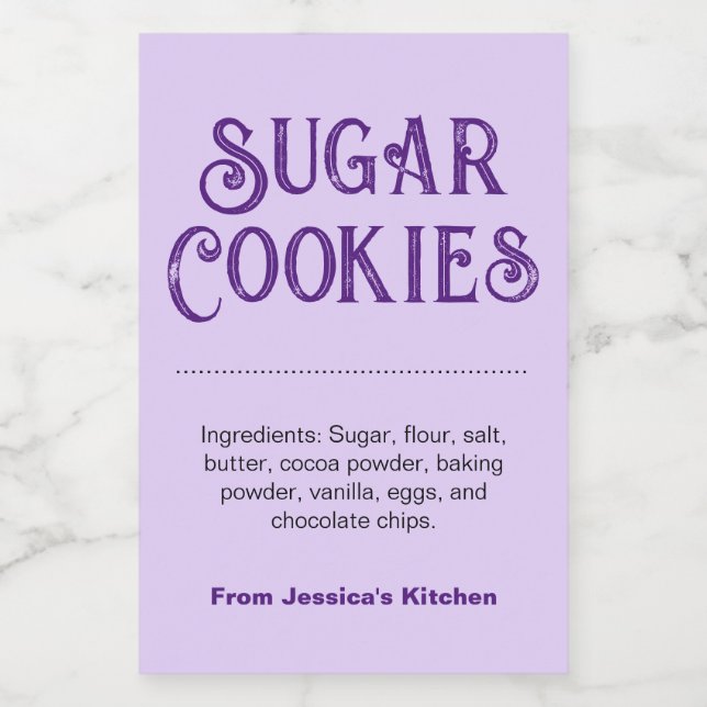 Étiquette Pour Bocaux Personnaliser l'étiquette fait maison HM001_27rdv2 (Étiquettes simples)