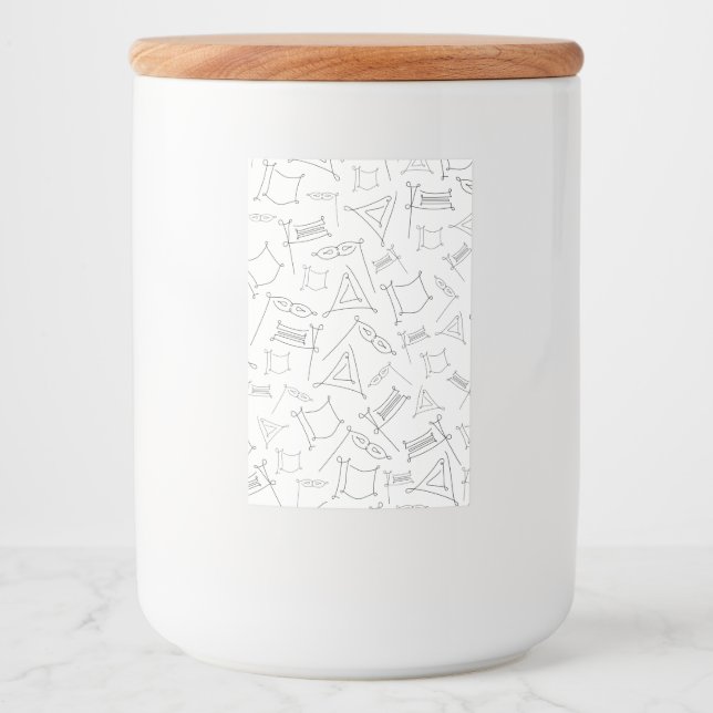 Étiquette Pour Bocaux Purim (homonymie) (Devant)