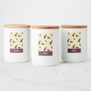 Étiquette Pour Bocaux Purple eggplants