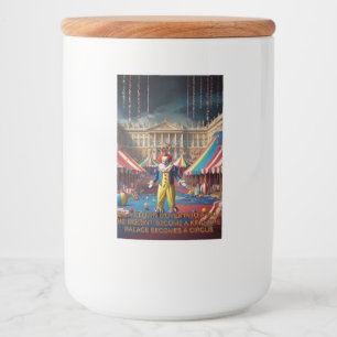 Étiquette Pour Bocaux Quand Un Clown Se Déplace Dans Un Palais...