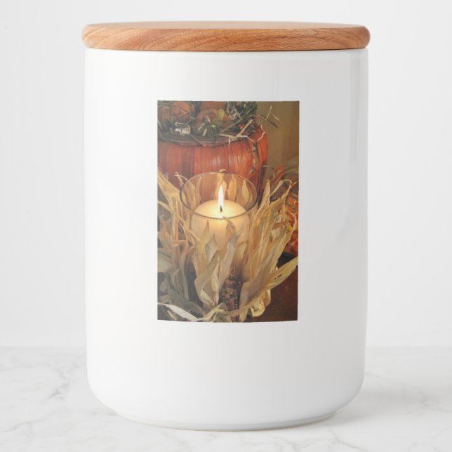 ÉTIQUETTE POUR BOCAUX ***RÉCOLTE BOUNTIFIÉE ET REMERCIEMENT*** (Devant)