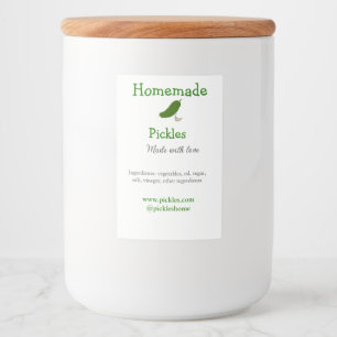 Étiquette Pour Bocaux Sachets maison faits avec amour ajouter texte site