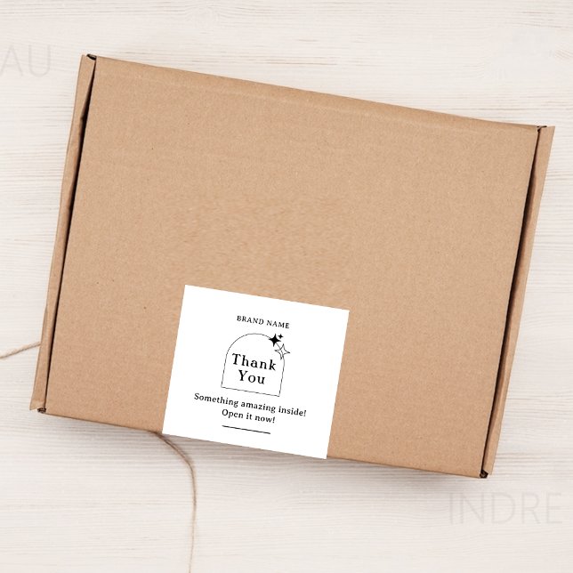 Étiquette Pour Bocaux Sceau d'étiquette de boîte commerciale Boho (Créateur téléchargé)