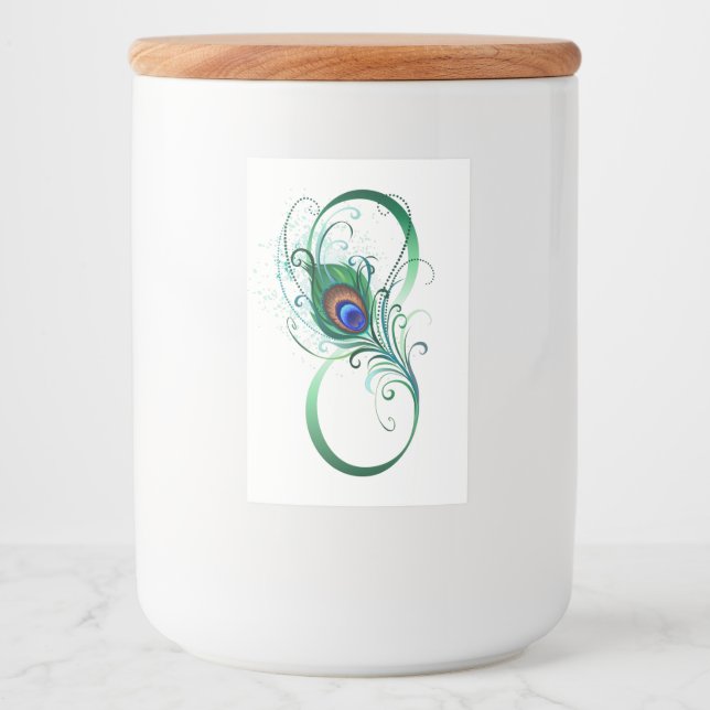 Étiquette Pour Bocaux Symbole de l'Infinity (Devant)