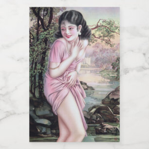 Étiquette Pour Bocaux Tease en Stream Oasis par Shanghai China Girl