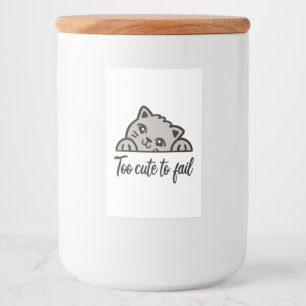 Étiquette Pour Bocaux Trop mignon pour échouer