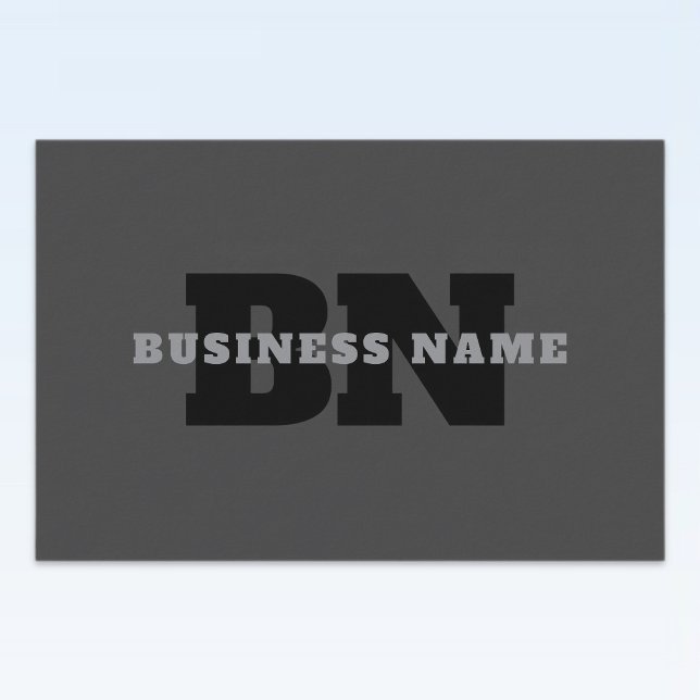 Étiquette Pour Bocaux Votre nom ou nom commercial | Masculine moderne Gr (Créateur téléchargé)