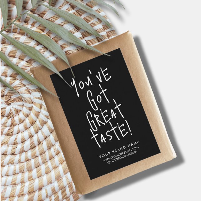 Étiquette Pour Bocaux Vous avez une excellente boîte de goût sceller l'é (Créateur téléchargé)