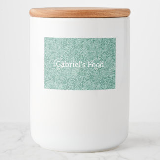 Étiquette Pour Bocaux William Morris Floral