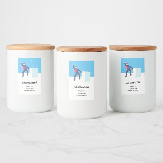 Étiquette Pour Bocaux Yukigassen (Bouteilles)