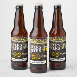 Étiquette Pour Bouteilles De Bière À la santé et bières pour 60 ans d'anniversaire ru