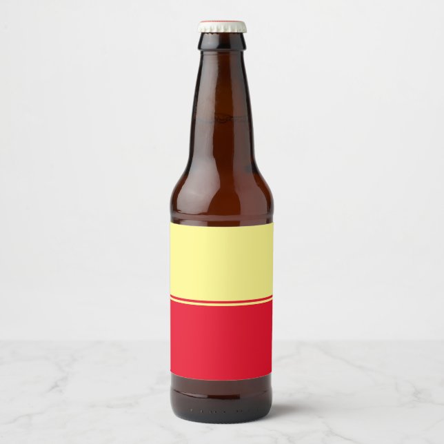 Étiquette Pour Bouteilles De Bière AJOUTER VOTRE PROPRE TEXTE Bière Étiquette bouteil (Devant)