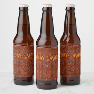 ÉTIQUETTE POUR BOUTEILLES DE BIÈRE AUSTRALIE ART CROCODILE