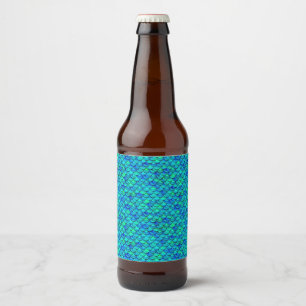 Étiquette Pour Bouteilles De Bière Balances bleues à perte d'eau