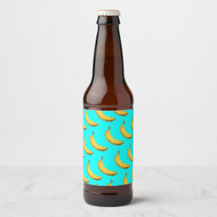 Étiquette Pour Bouteilles De Bière banane cool