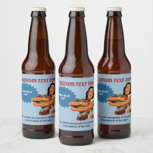 Étiquette Pour Bouteilles De Bière Bien Sûr Je Peux Bière Étiquette Bouteille
