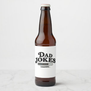 Étiquette Pour Bouteilles De Bière Blagues de Papa Chargement Fête des Pères Grand-Pè