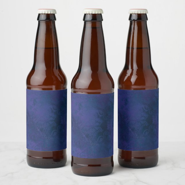 Étiquette Pour Bouteilles De Bière bleu (Bouteilles)