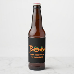 Étiquette Pour Bouteilles De Bière BOO ! Jeu de Étiquette de bouteille de bière Citro