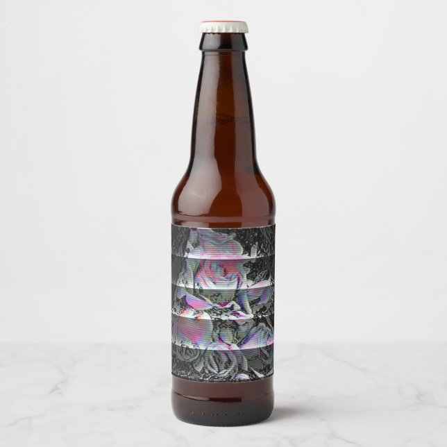 Étiquette Pour Bouteilles De Bière Bouquet Technologique (Devant)
