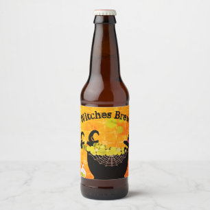 Étiquette Pour Bouteilles De Bière Brew de sorcières