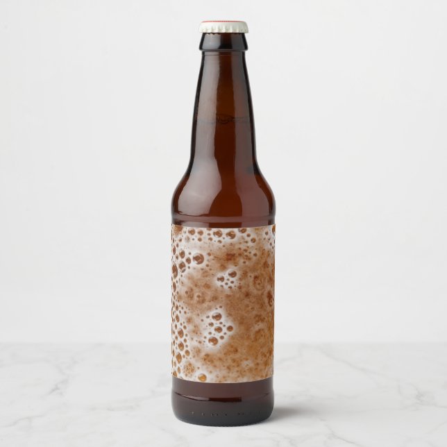 ÉTIQUETTE POUR BOUTEILLES DE BIÈRE BULLES DE BIÈRE (Devant)