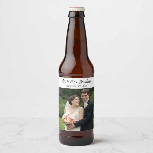 Étiquette Pour Bouteilles De Bière Cadeau cadeau Mariage personnalisé Best Man (Devant)