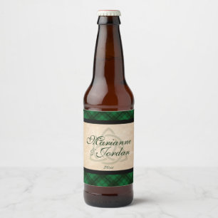 Étiquette Pour Bouteilles De Bière Carreaux celtiques