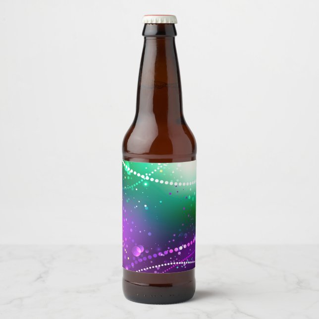 Étiquette Pour Bouteilles De Bière Carthagène Solive Purple (Devant)