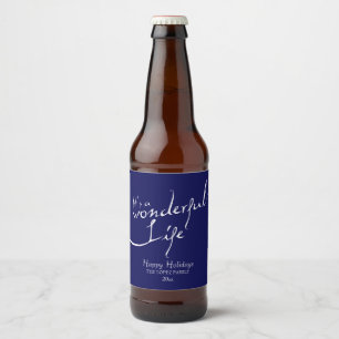 Étiquette Pour Bouteilles De Bière C'est une vie merveilleuse, vacances