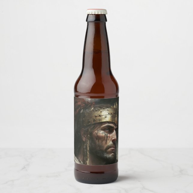 Étiquette Pour Bouteilles De Bière Charant War (Devant)