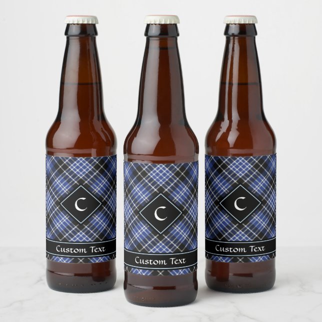 Étiquette Pour Bouteilles De Bière Clan Clark Tartan (Bouteilles)