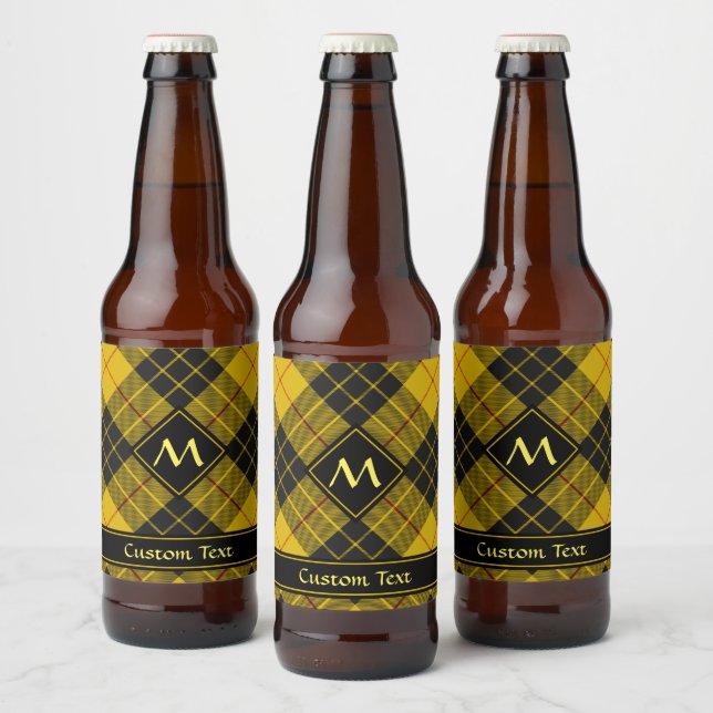 Étiquette Pour Bouteilles De Bière Clan Macleod de Lewis Tartan (Bouteilles)