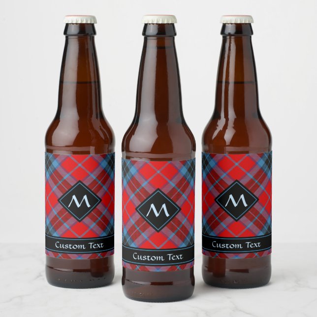 Étiquette Pour Bouteilles De Bière Clan MacTavish Tartan (Bouteilles)