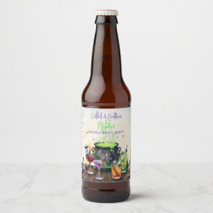 Étiquette Pour Bouteilles De Bière Cocktails & Chaudrons enterrement de vie de jeune 