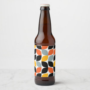 Étiquette Pour Bouteilles De Bière Coloré, unique, tendance, concept de feuille urbai