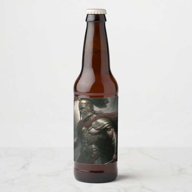 Étiquette Pour Bouteilles De Bière Commandant (Devant)