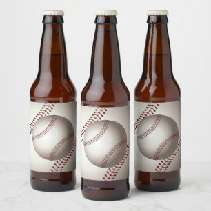 Étiquette Pour Bouteilles De Bière Conception d'une base ou d'une balle molle