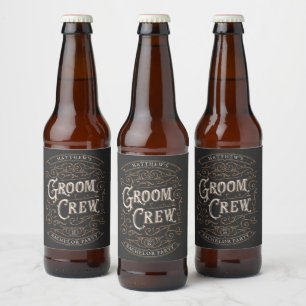 Étiquette Pour Bouteilles De Bière Cool Custom Bachelor