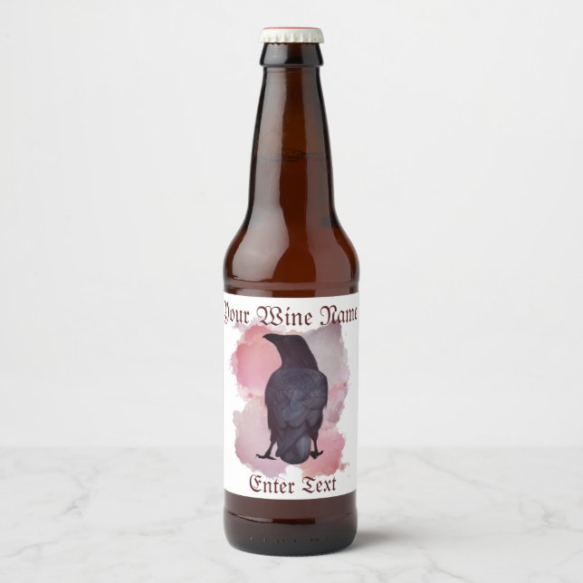 Étiquette Pour Bouteilles De Bière Corneille (Devant)
