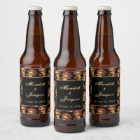 Crânes Mariages gothiques Noir Rose rouge Personna