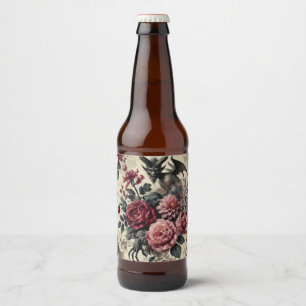 Étiquette Pour Bouteilles De Bière 🔥 Crématorium Rose – Victorien gothique