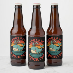 Étiquette Pour Bouteilles De Bière Daddy Little Whale