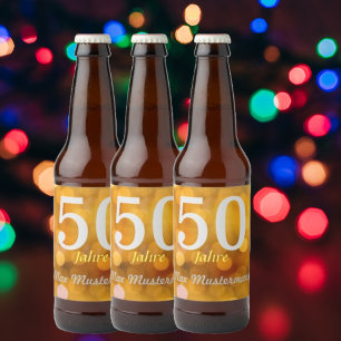 Étiquette Pour Bouteilles De Bière Date de naissance personnalisée