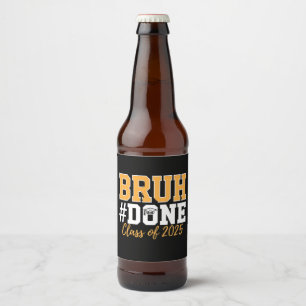 Étiquette Pour Bouteilles De Bière Diplômé de la promotion 2025 Diplômé de la promoti