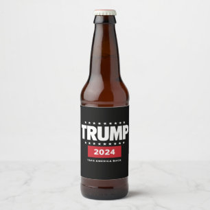 Étiquette Pour Bouteilles De Bière Donald Trump 2024 Reprenez l'Amérique Élection