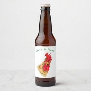 Étiquette Pour Bouteilles De Bière Drôle Étiquette de bouteille de bière avec surpren