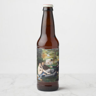 Étiquette Pour Bouteilles De Bière Edouard Manet - Déjeuner sur l'herbe